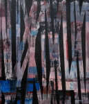 Composition, huile sur toile 100 cm x 73 cm