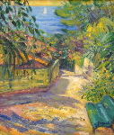 Chemin ensoleill&eacute; au Pin de Galle