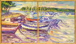 Bateaux au Brusc, diptyque