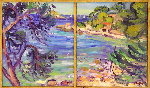 Crique &agrave; Bandol, diptyque