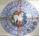 Rosace du jubil&eacute;, &eacute;glise de La Londe